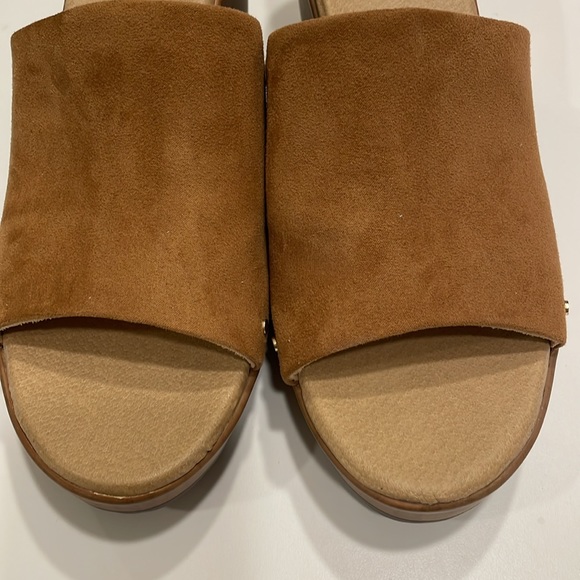 NEW Dr. Scholl's Wake-Up Platform Sandal in Honey Brown in size 9.5 - Picture 5 of 8